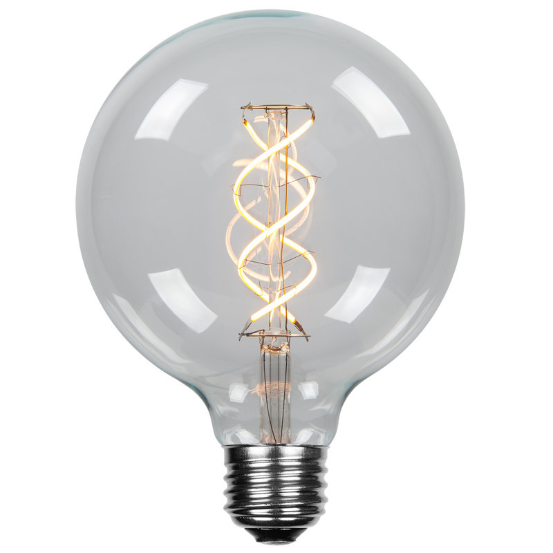 Wayfair 40 Watt Equivalent G125 E26/Medium (Standard) Dimmable LED Bulb 76017