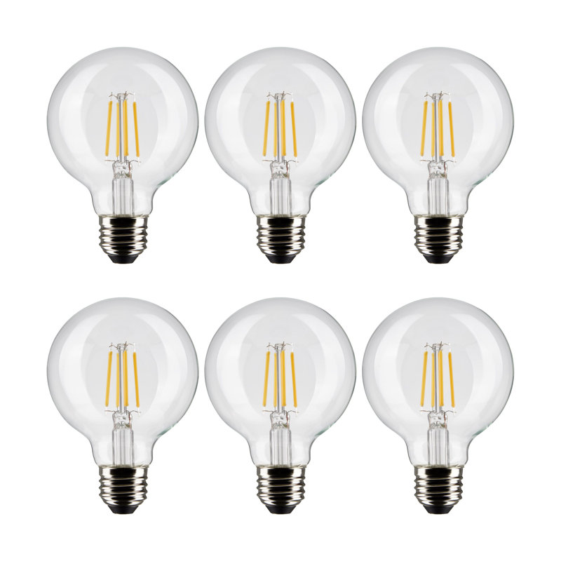 Wayfair 40 Watt Equivalent G25 E26/Medium (Standard) Dimmable LED Bulb (Set of 6) S21227