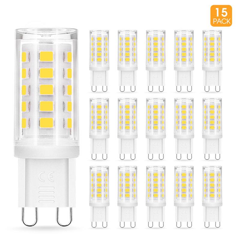 Wayfair 40 Watt Equivalent G9 G9/Bi-pin LED Bulb (Set Of 15) WF-GD05502G9-15