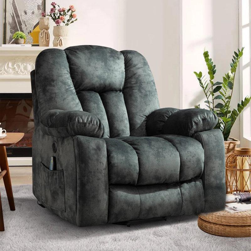 Wayfair 41'' Oversized Power Lift Chair - Heated Massage Electric Recliner With Super Soft Padding