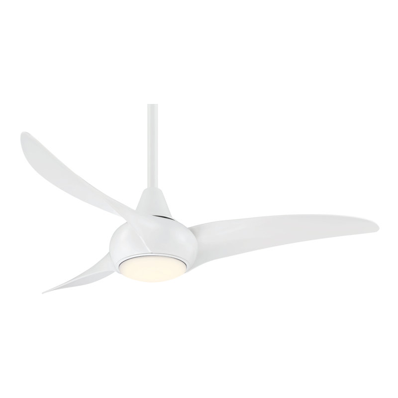 Wayfair 44" 3 - Blade LED Propeller Ceiling Fan With Remote Control And Light Kit Included