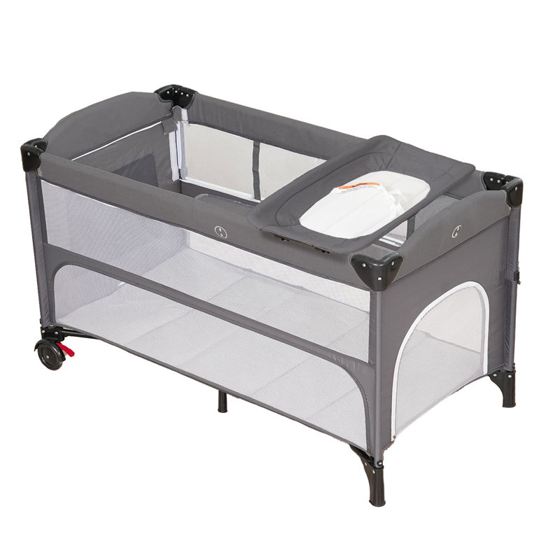 Wayfair 5 In 1 Baby Bassinet Bedside Sleeper Pack And Play Bassinet With Diaper Changer/Mattress/Music Bedside Crib With Storage Playard With Bassinet From Newborn To Toddler