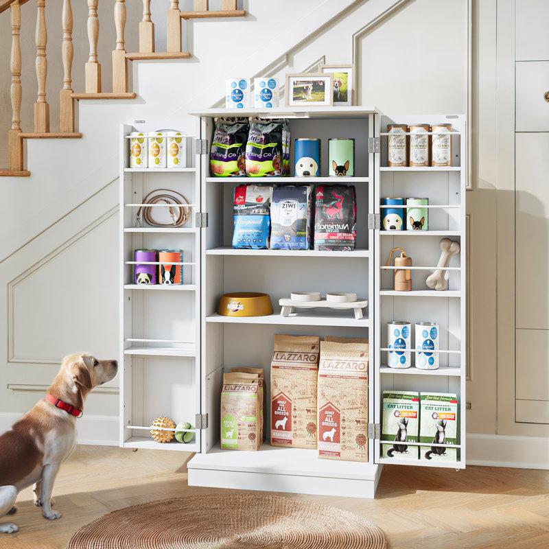 Wayfair 50" Dog Food Storage Cabinet With Adjustable Shelf