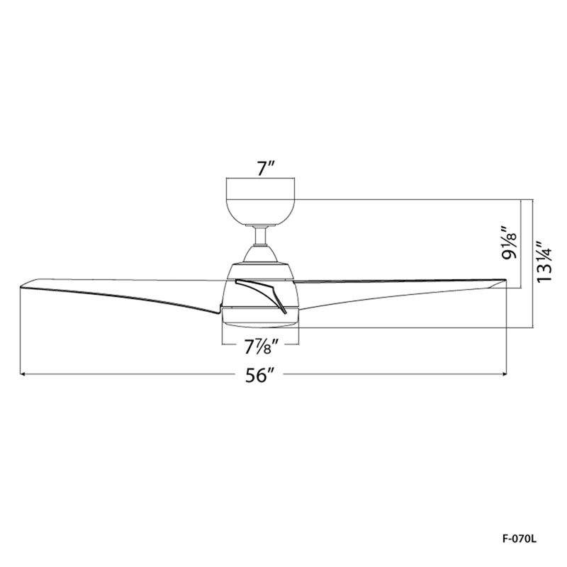 Wayfair 56" Sonoma 3 - Blade Outdoor/Indoor Smart Propeller Ceiling Fan With Remote Control And LED Light Kit Included Works With Google Assistant Amazon Alexa Samsung Smart Things