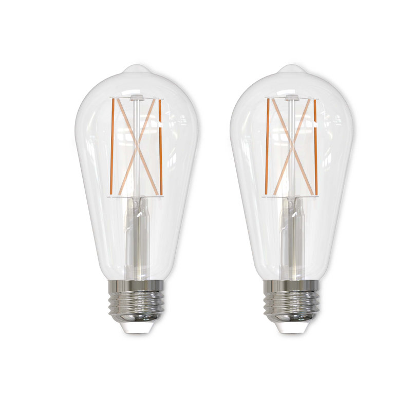 Wayfair 60 Watt Equivalent LED Dimmable Light Bulb Warm White (2700K) E26/Medium (Standard) Base (Set of 2) 861422
