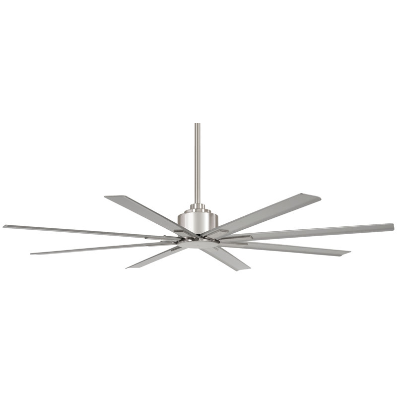 Wayfair 65" Xtreme 8 - Blade Outdoor Standard Ceiling Fan with Remote Control