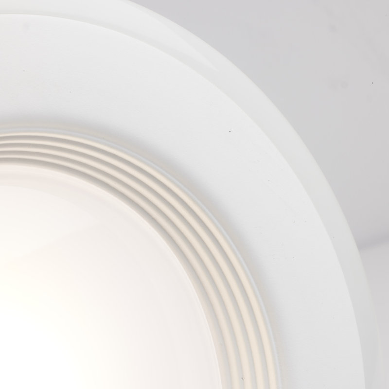 Wayfair 7.4'' Selectable Color Temperature Dimmable Air-Tight IC Rated LED Retrofit Recessed Lighting Kit S11846