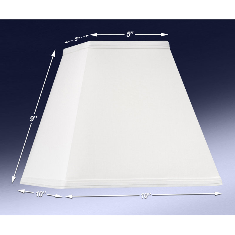 Wayfair 8.5'' H X 10'' W Linen Square Lamp Shade (Set Of 2)