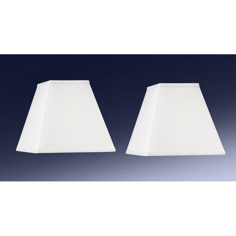 Wayfair 8.5'' H x 10'' W Linen Square Lamp Shade (Set of 2)