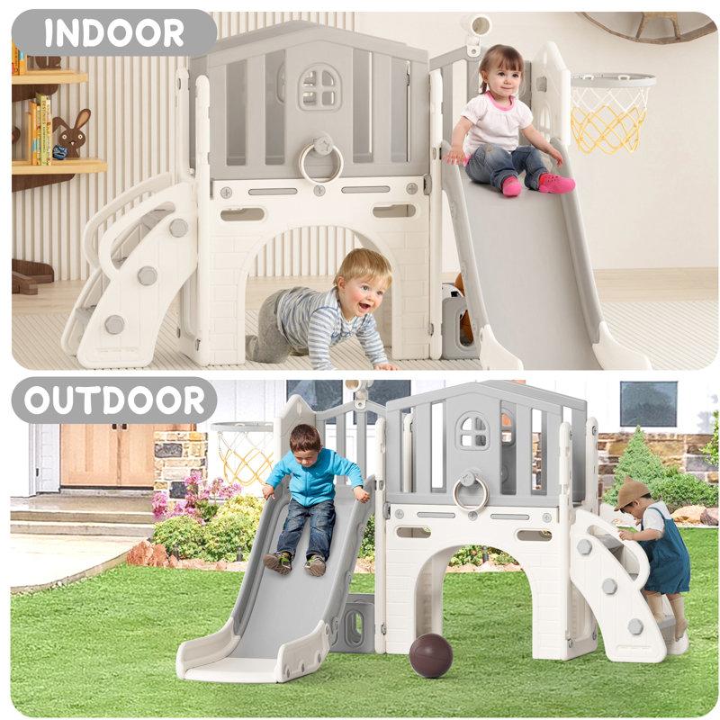 Wayfair 8 In 1 Toddler Slide Kids Climber Slide Outdoor Indoor Playset
