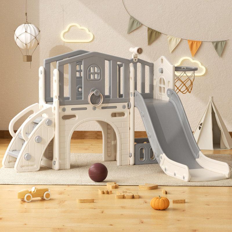 Wayfair 8 In 1 Toddler Slide Kids Climber Slide Outdoor Indoor Playset