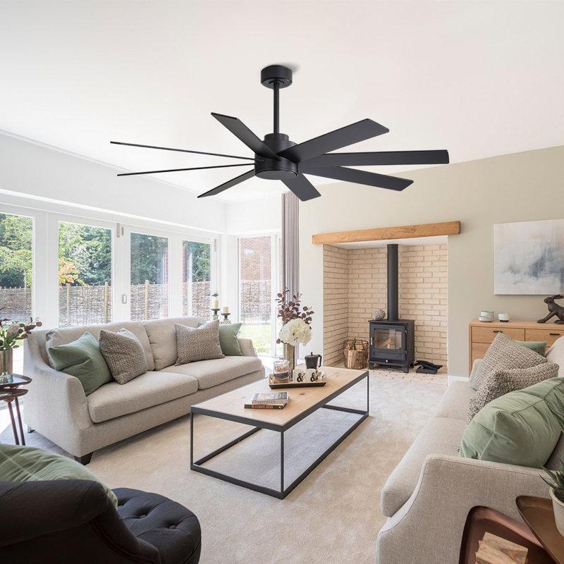 Wayfair 8-Plywood Blades Indoor Ceiling Fan With Remote