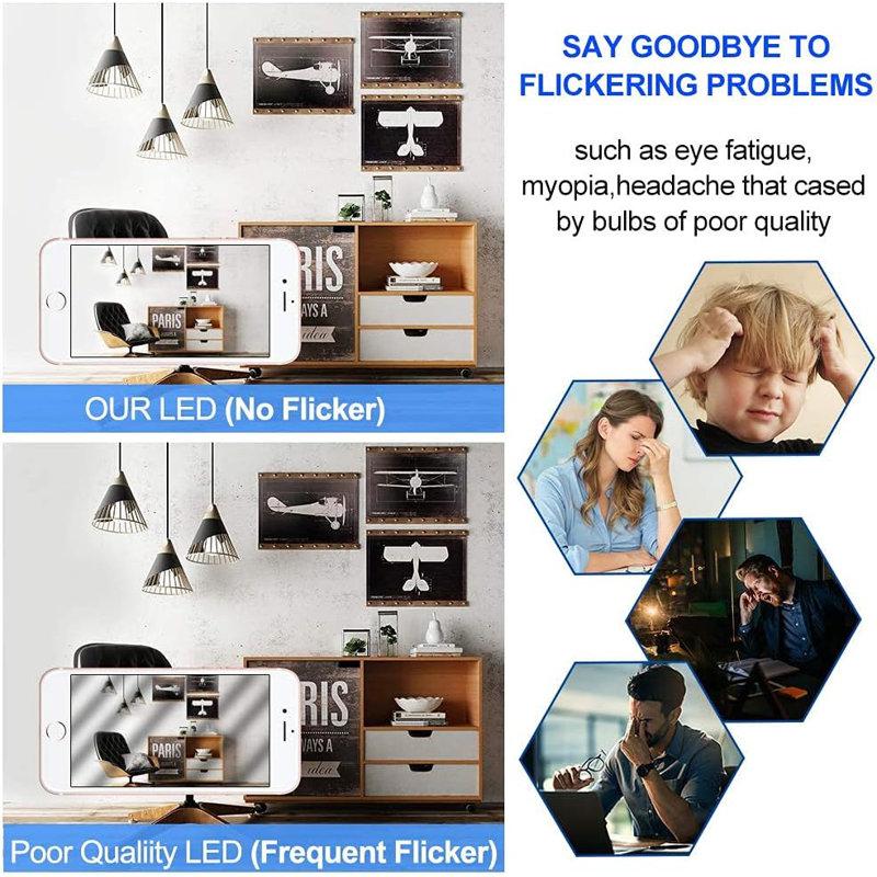 Wayfair A21 LED Light Bulb 150W Equivalent 20w Dimmable Super Bright 2600lm E26 Medium Base (Set Of 4) YGA03C55-A21-20W-840-4P