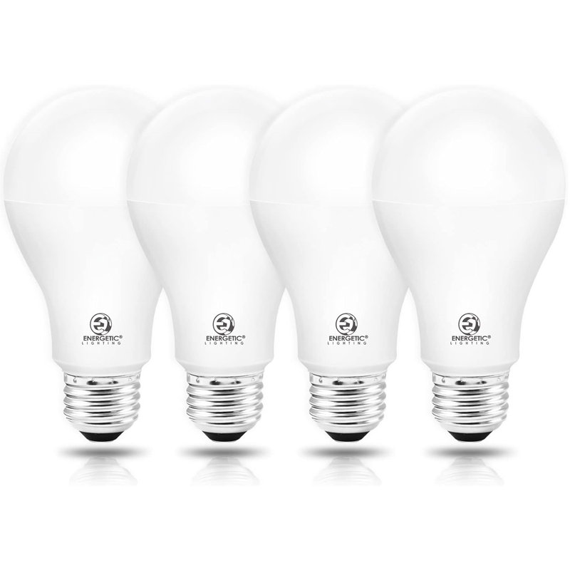Wayfair A21 LED Light Bulb 150W Equivalent 20w Dimmable Super Bright 2600lm E26 Medium Base (Set of 4) YGA03C55-A21-20W-840-4P