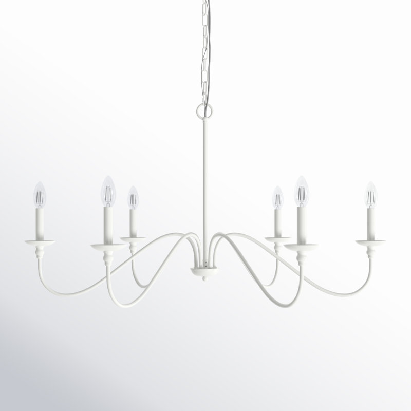Wayfair Ableton 6 - Light Dimmable Classic / Traditional Chandelier