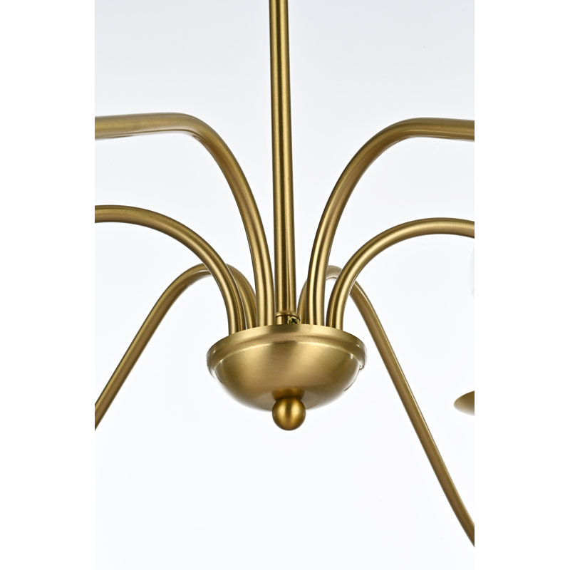 Wayfair Ableton 6 - Light Dimmable Classic / Traditional Chandelier