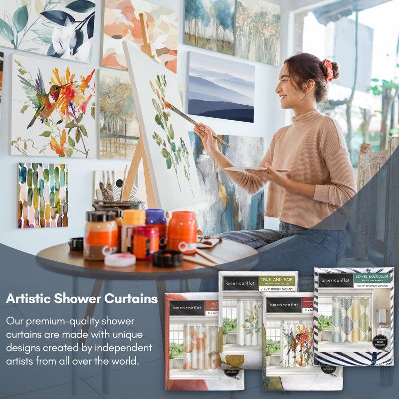 Wayfair Abstract Shower Curtain Bare By PI Creative Art