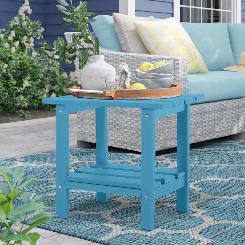 Wayfair Adirondack Side Table Outdoor Weather Resistant Side Table
