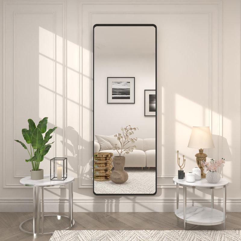 Wayfair Aevar High-Strength Tempered Glass And Aluminum Alloy Framed French Cleat Mounted Wall Decor Bathroom Vanity Mirror With 5-Year Warranty