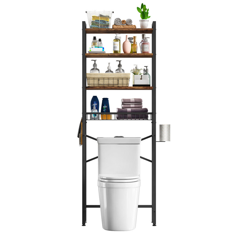 Wayfair Agassiz Metal Adjustable Freestanding Over The Toilet Storage
