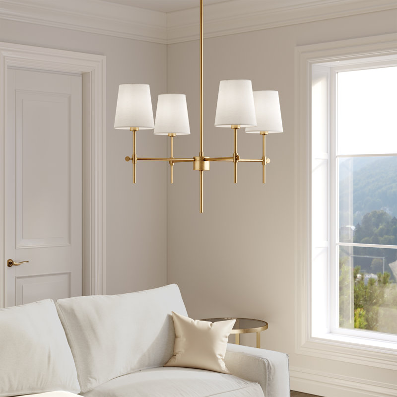Wayfair Agathon 4 - Light Dimmable Classic / Traditional Chandelier