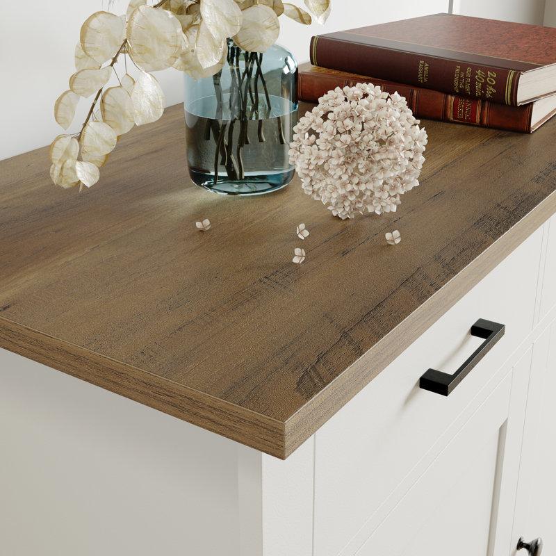 Wayfair Ailynn Wood Accent Cabinets With 2 Drawers & 2 Doors