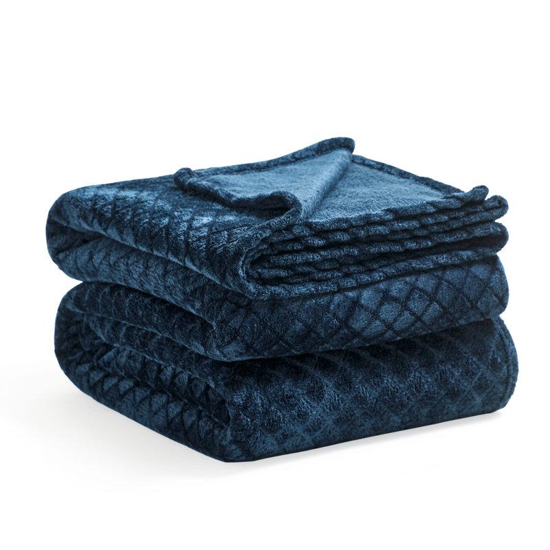 Wayfair Alaska Quilted Diamond Plush Soft Fleece Blanket
