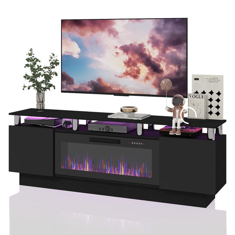 Wayfair Alazik 70" Modern Electric Fireplace Tv Stand