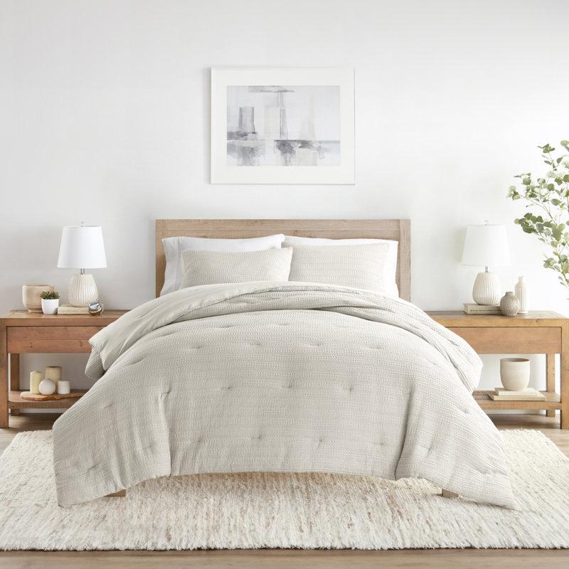 Wayfair All Season Textured Down Alternative Comforter Set