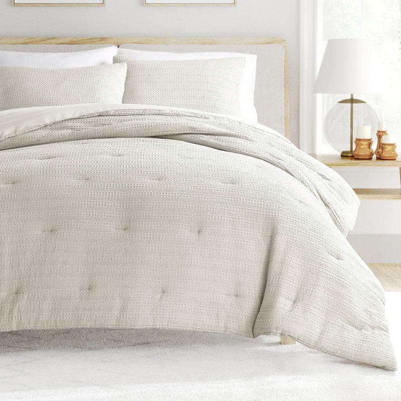 Wayfair All Season Textured Down Alternative Comforter Set