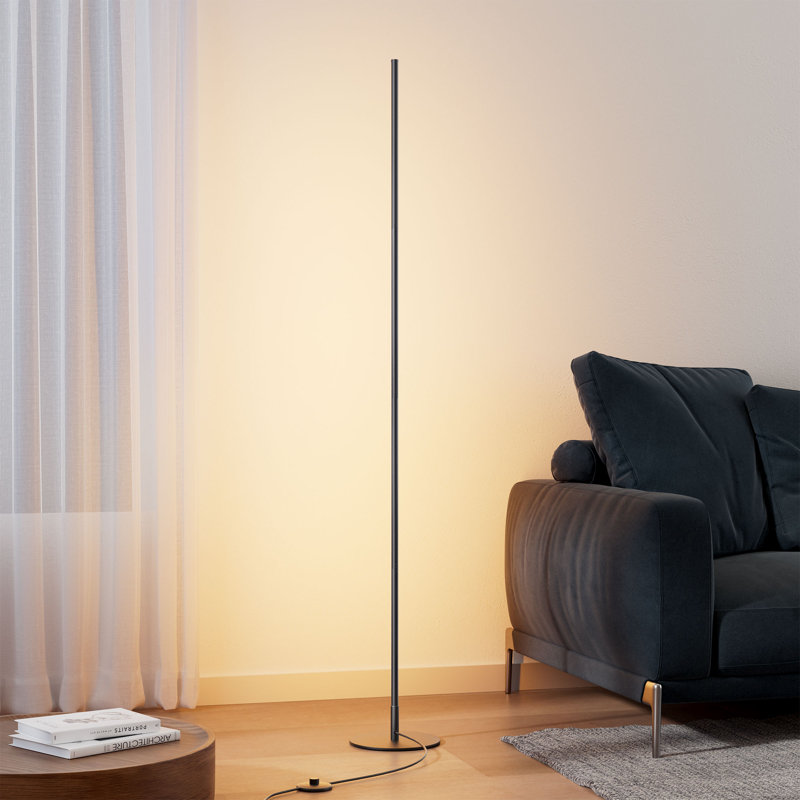 Wayfair Allana 57.5" Dimmable LED Novelty Corner Floor Lamp