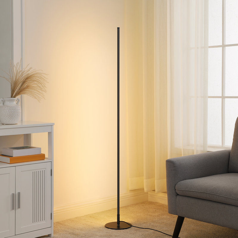 Wayfair Allana 57.5" Dimmable LED Novelty Corner Floor Lamp