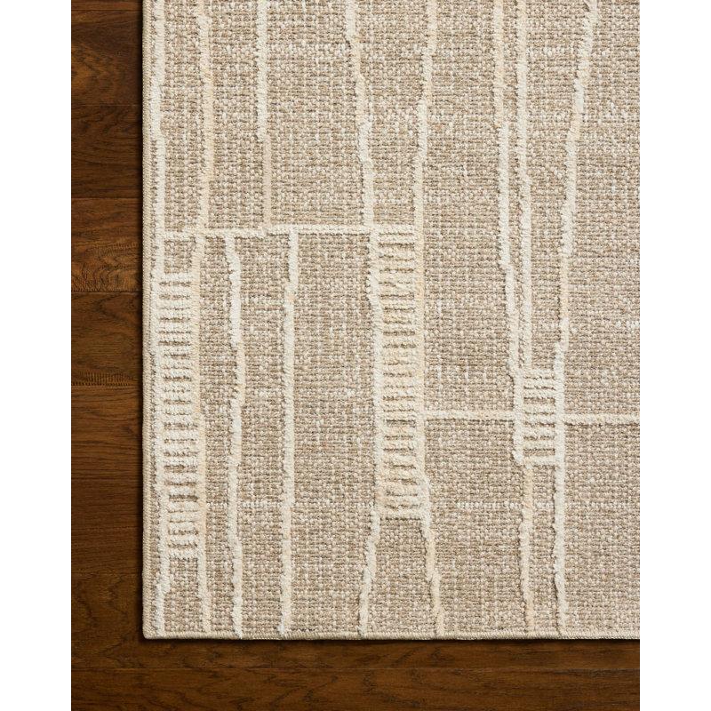 Wayfair Amber Lewis X Loloi Bexley Mushroom / Natural Area Rug