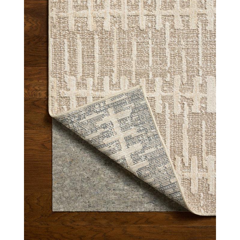 Wayfair Amber Lewis X Loloi Bexley Taupe / Natural Area Rug