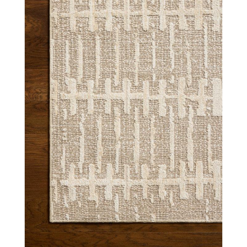 Wayfair Amber Lewis X Loloi Bexley Taupe / Natural Area Rug