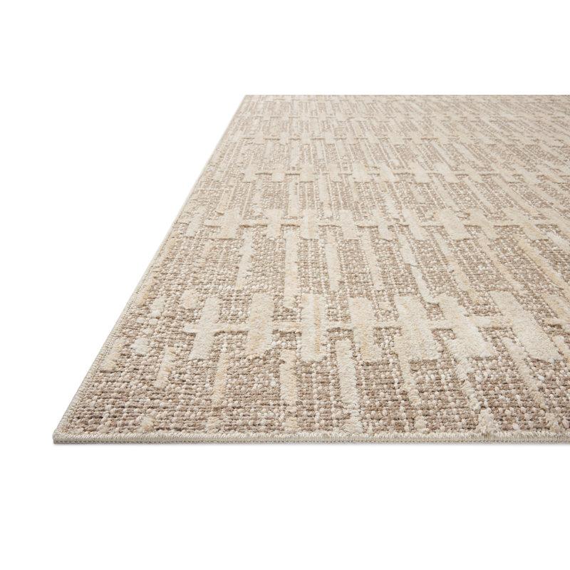 Wayfair Amber Lewis X Loloi Bexley Taupe / Natural Area Rug