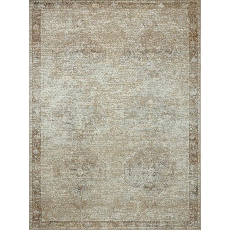 Wayfair Amber Lewis X Loloi Cambria Mist / Natural Area Rug