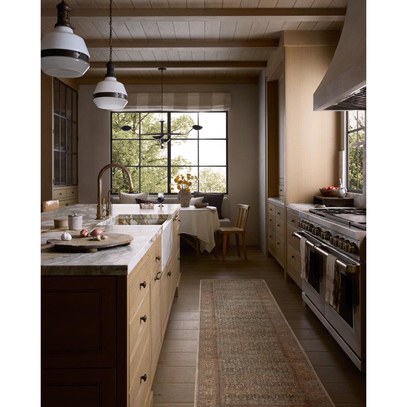 Wayfair Amber Lewis X Loloi Cambria Ocean / Bark Area Rug