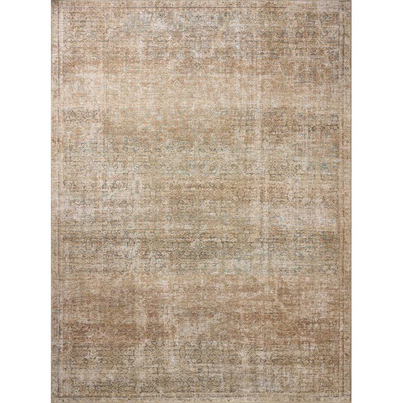 Wayfair Amber Lewis X Loloi Cambria Ocean / Brick Area Rug