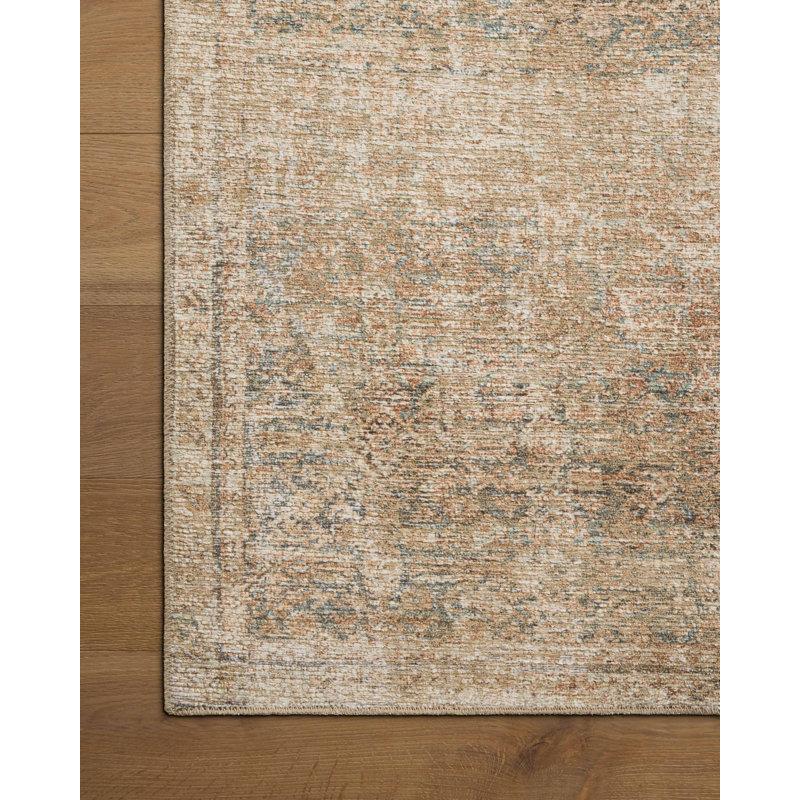Wayfair Amber Lewis X Loloi Cambria Ocean / Brick Area Rug