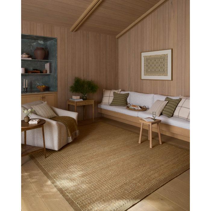 Wayfair Amber Lewis x Loloi Lilah Natural / Bark Area Rug