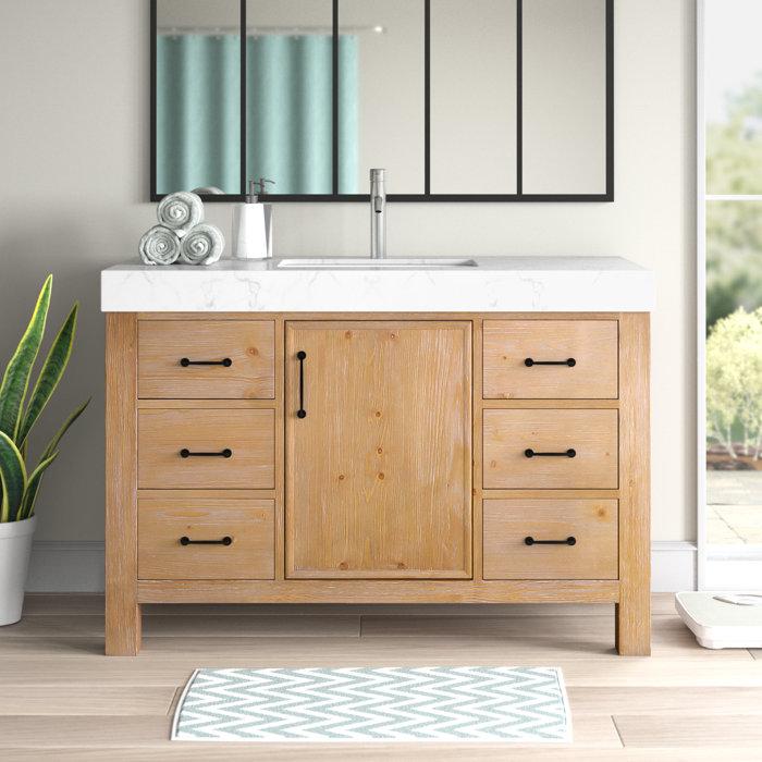 Wayfair Ambree 48'' Single Bathroom Vanity With Composite Stone Top
