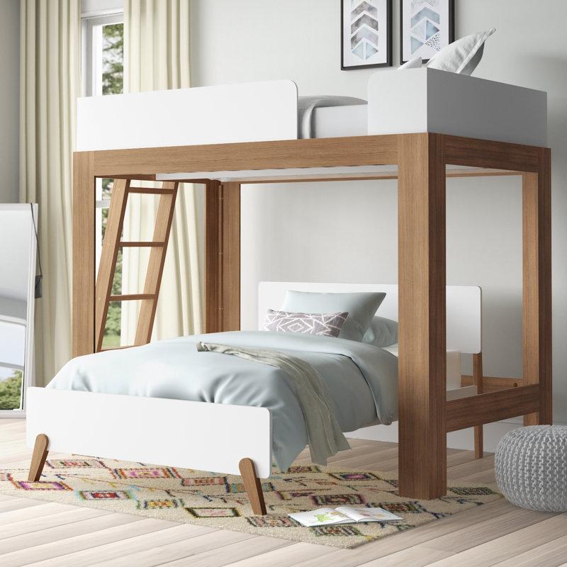 Wayfair Ambur Solid Wood L-Shaped Bunk Beds By Isabelle & Max