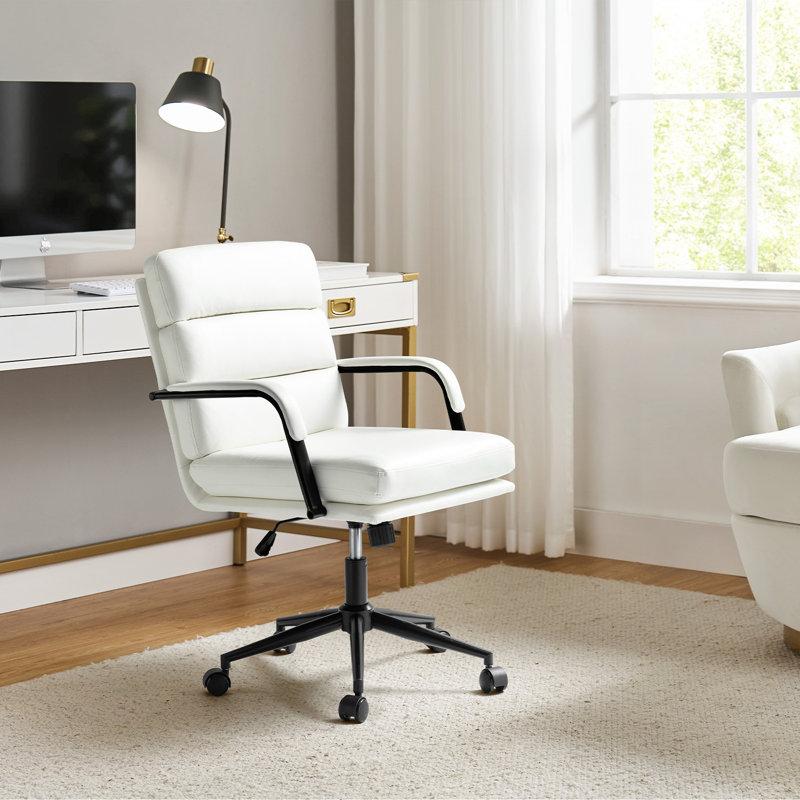 Wayfair Anagrace Leather Upholstered Swivel Tilt Task Office Chair