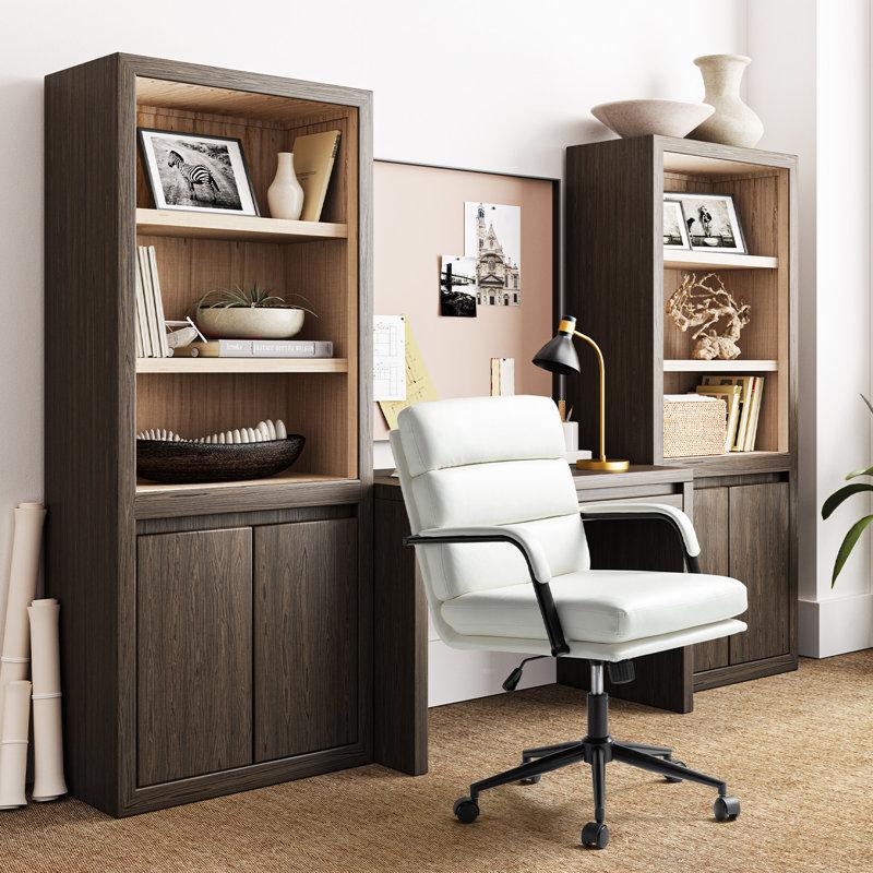 Wayfair Anagrace Leather Upholstered Swivel Tilt Task Office Chair