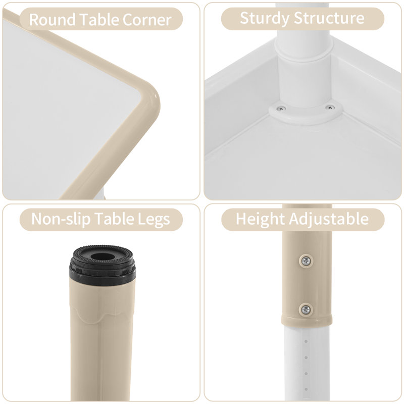 Wayfair Angeliz Kids 5 Piece Play Or Activity Table And Chair Set