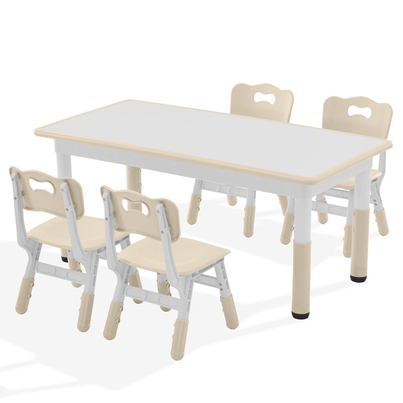 Wayfair Angeliz Kids 5 Piece Play Or Activity Table and Chair Set