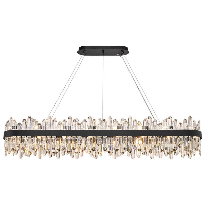 Wayfair Angelys 32 - Light Dimmable Square / Rectangle Chandelier