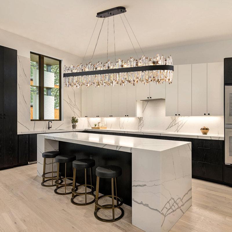 Wayfair Angelys 32 - Light Dimmable Square / Rectangle Chandelier