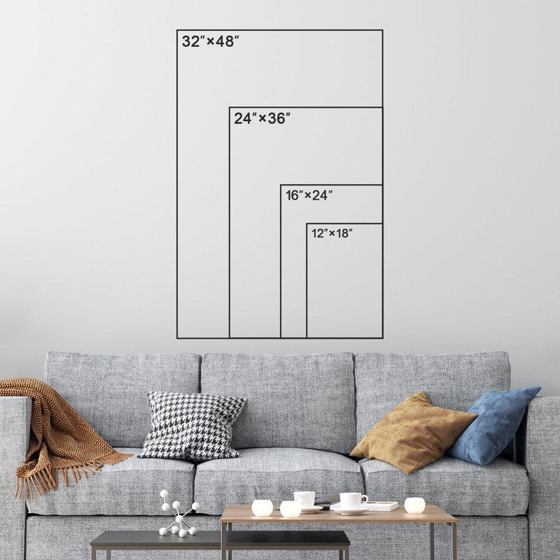 Wayfair Animals Funny Bathroom Decor Black And White Highland Cow Sit On Toilet Large Framed Canvas Print Wall Art